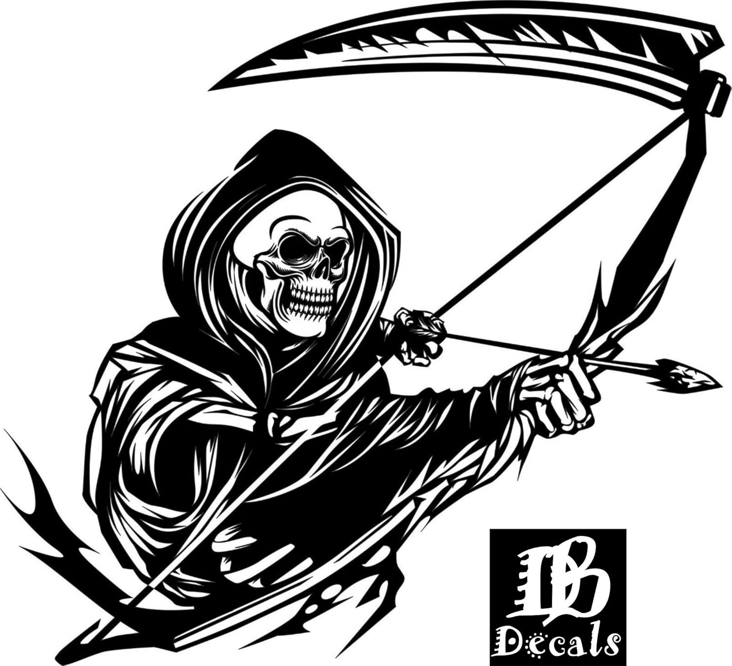 Amazon Com Grim Reaper Bow Arrow Scythe Hunting Deer Car Truck
