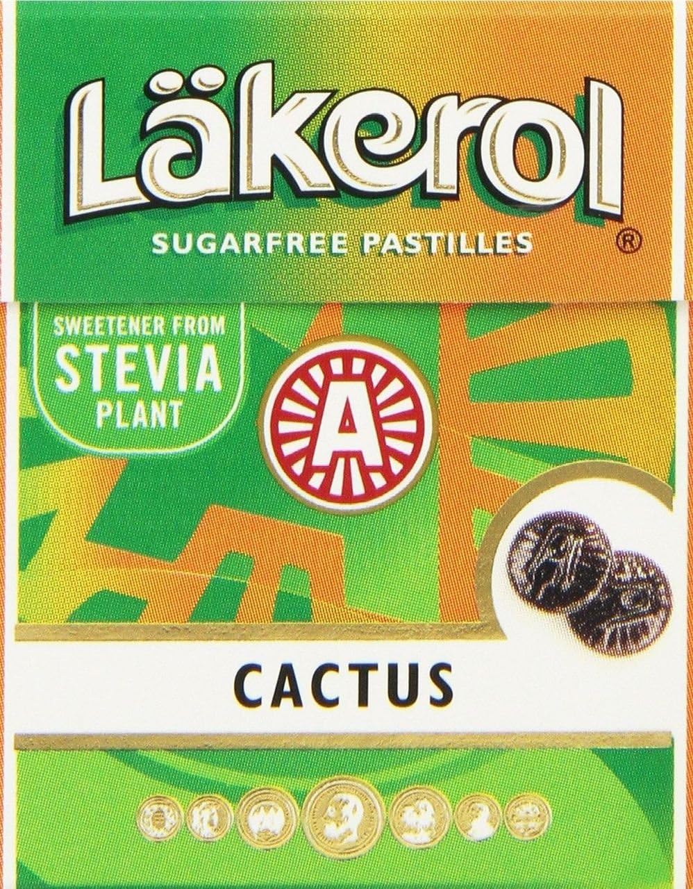 Cactus Sugar-free Pastilles 23g (Stevia) By Laekerol