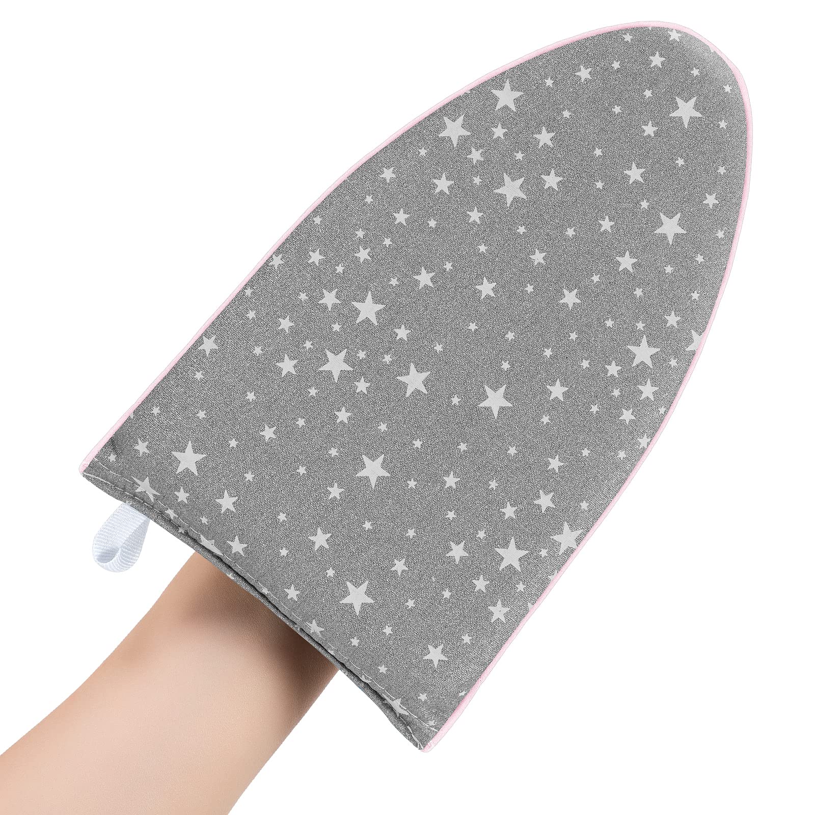 CINPIUK Garment Steamer Ironing Gloves Anti Steam Glove Heat Resistant Garment Steamer Mitt, Garment Steam Accessories for Clothes，White Star