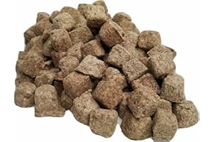 Aquatic Foods Inc. Brine Shrimp Cubes, 100% Freeze Dried Brine Shrimp for All Tropical Fish, Marine Fish, Land & Aquatic Turtles. Aquatic Foods Premium Freeze Dried Tropical Fish Foods...1-lb