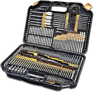 Terratek Juego de Brocas Cajas - Profesional 246 Piezas Juego ...