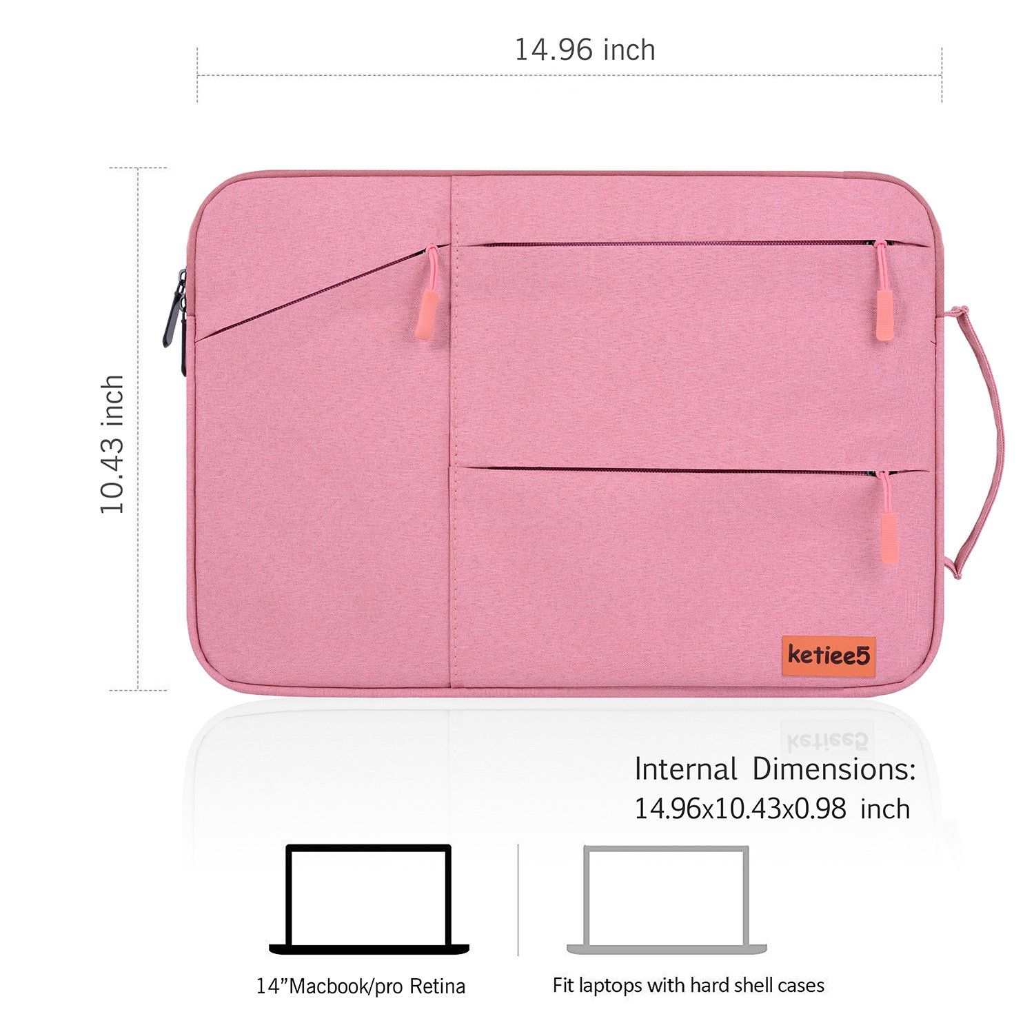 15 Inch Water Resistant Laptop Case with Handle for Acer 14\