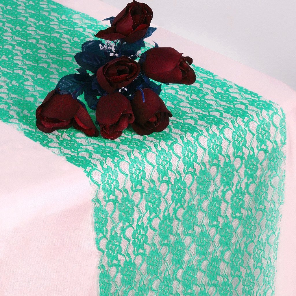 Best navy and mint table runner