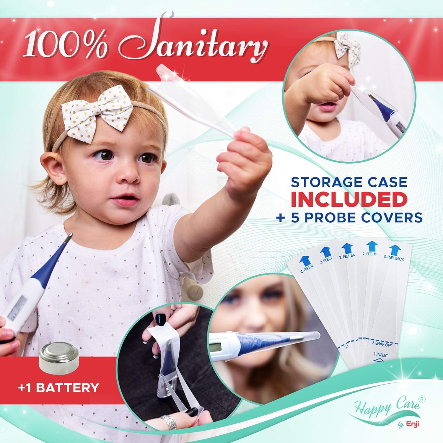 [Updated 2020 Model] Thermometer | Thermometer for Adults | Oral Thermometer | Thermometer for Fever | themometers for Adults | Quick 10-30 Sec Oral Rectal Armpit Underarm Baby Infant Kid Babies Pet: Health & Personal Care