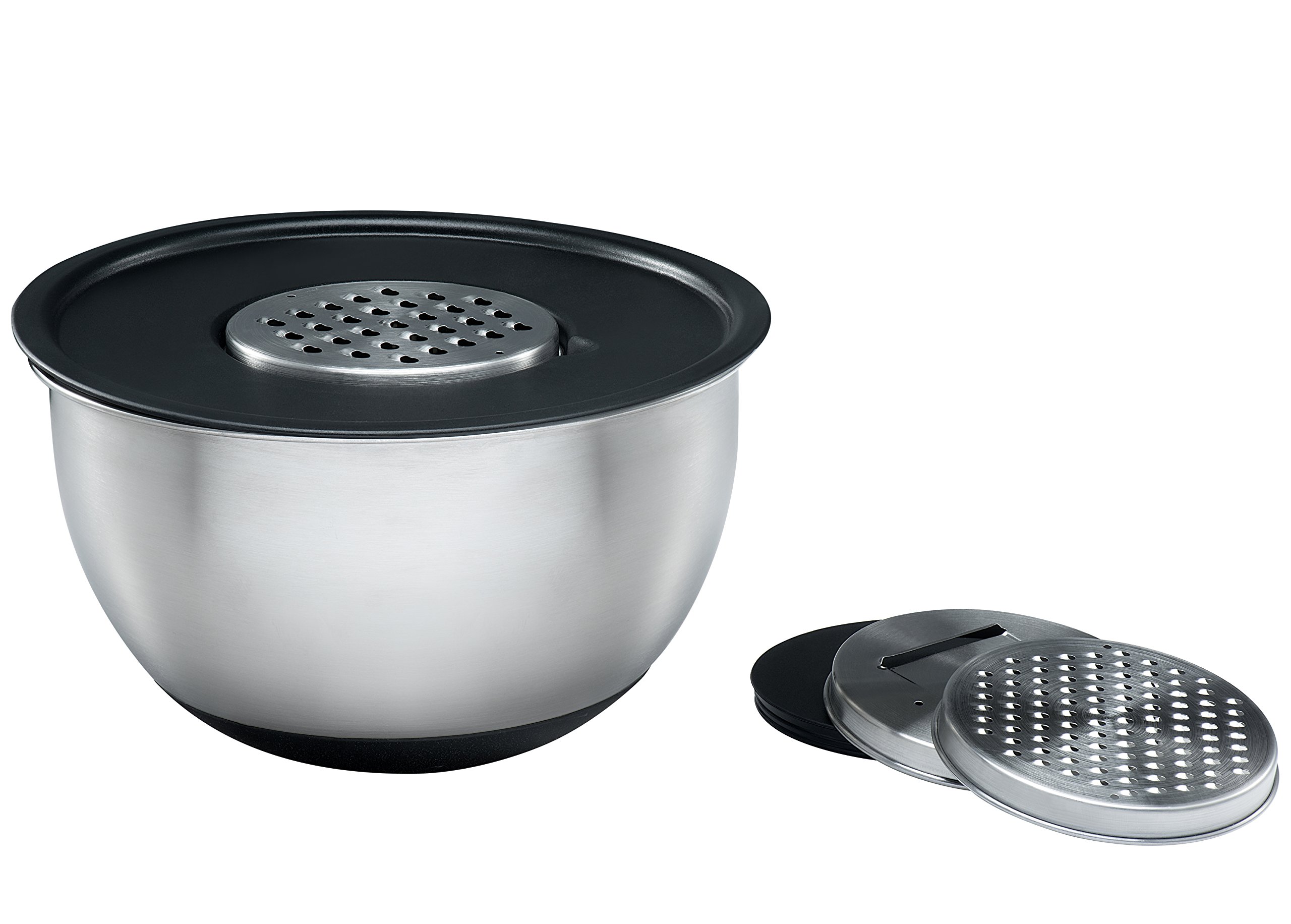 Mixing Bowl Set 5 Piece Stainless Steel Lids Nested Bowls Covers