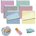 240Pcs Sandwich Paper 12 x 12 Inches, Checkered Dry Waxed Deli Papers Grease Proof Parchment Paper Food Basket Liners for Wra