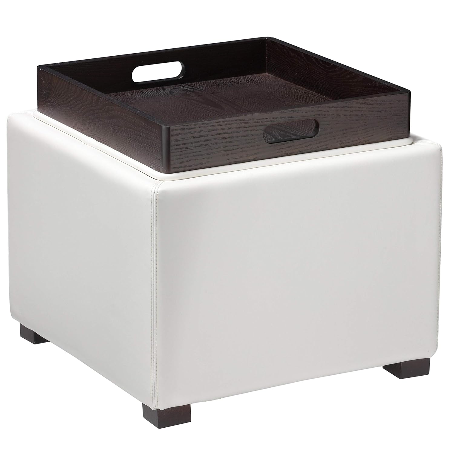Best small storage ottoman cube ivory