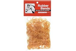 PARTRADE 245914 222703 Rubber Braid Bands, Chestnut, 5"