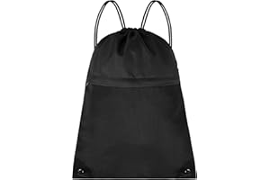 TILYMOL Drawstring Backpack Bag - String Gym Bag for Men & Women, Lightweight Cinch Sports Sackpack for Beach, Travel, Yoga, Swimming