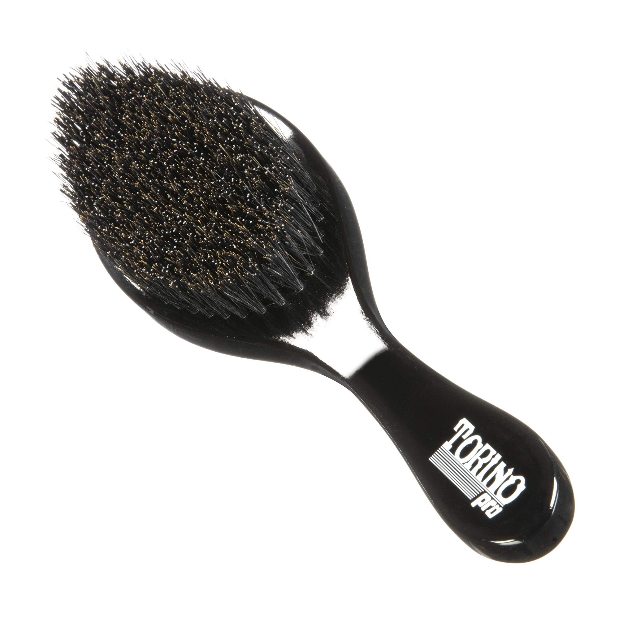 Photo 1 of Torino Pro Curve Wave Brush by Brush King - #450 - Made with Reinforced Boar & Nylon Bristles -True Texture Medium Hard 360 Waves Brushes