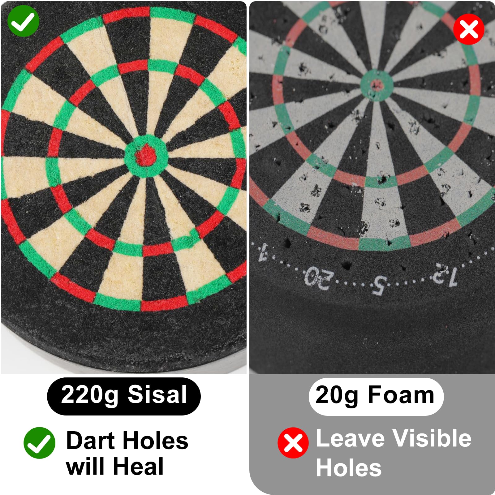 Sisal Dart Halter, Heavy Duty Dartpfeile Halterung Display Dartpfeil Ständer Mini Darthalter Dartständer, Tragbares Darts Rack Pfeil Aufbewahrung Holder Geschenke für Dartfans Dartspieler Männer 3