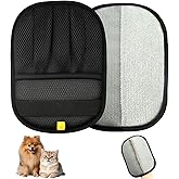 XXJXXJ Upgraded Pet Hair Removal Gloves for Cats & Dogs, Five-Finger Electrostatic Reusable Magic Brush for Effortless Pet Ha