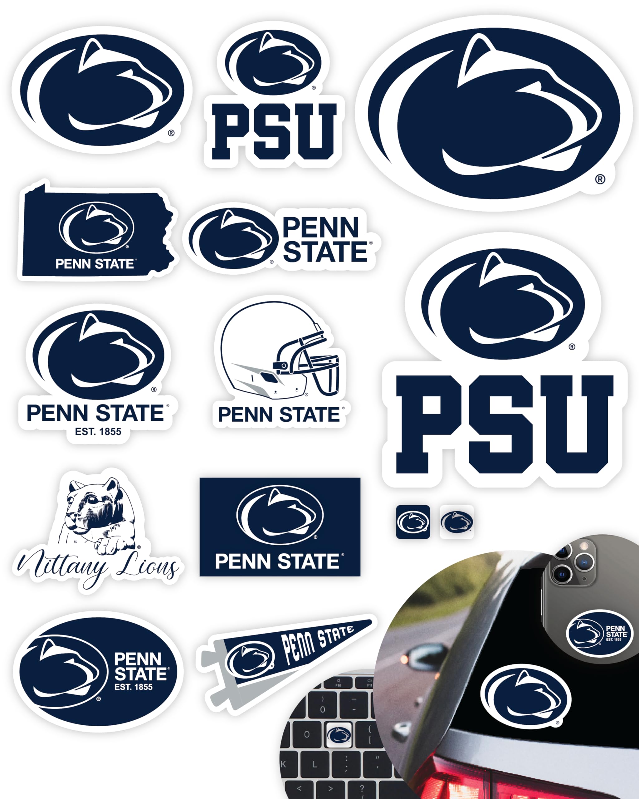PSU Stickers for Gift, Car, Water