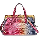 Makcr Joacbv Women Fashion Crocodile Print Handbag Shoulder Satchel Top Handle Crossbody Bag