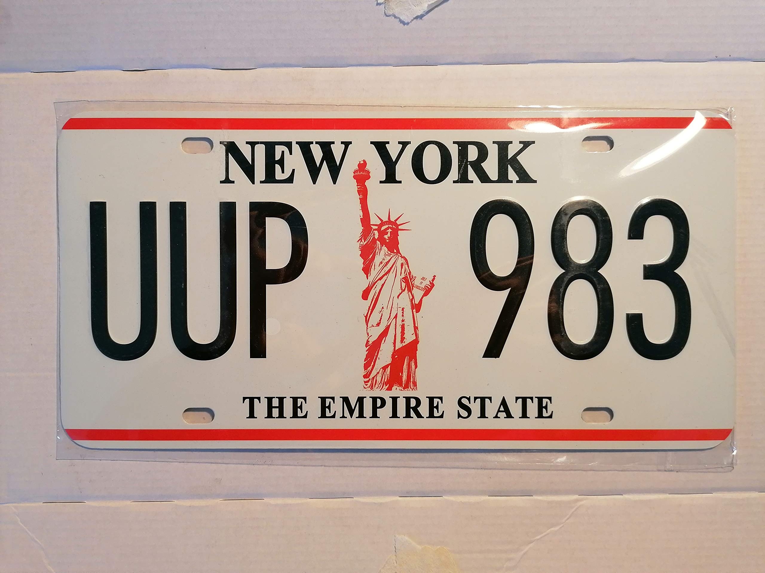 New York The Empire State American License Plate