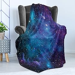 Ambesonne Outer Space Soft Flannel Fleece Throw
