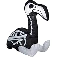 Gemmy Airblown Skeleton Flamingo - 3 Ft Tall Light Up Inflatable | Halloween Yard Decoration