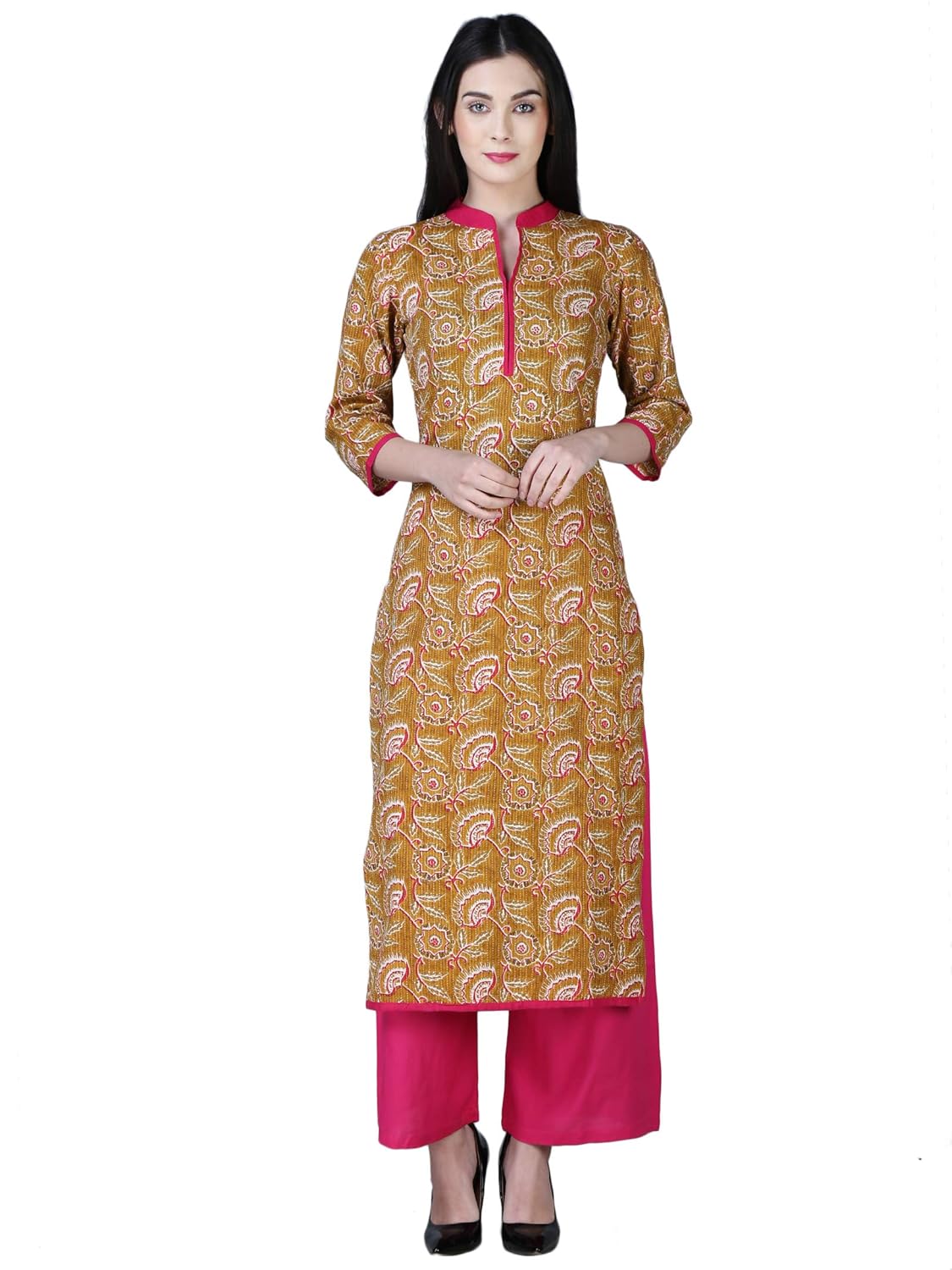 Buy Kurti's Women's cotton straight Kurta at Amazon.in