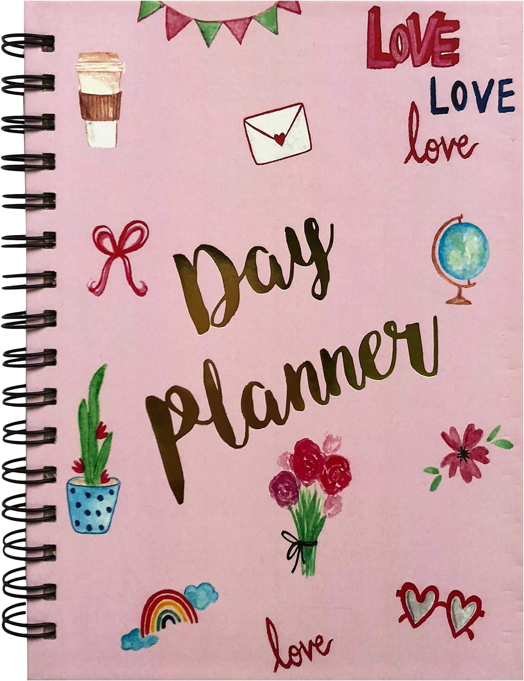 Papeljam Undated Day Planner, 9 Inch X 6.2 Inch X 0.5 Inch, Pjdp03