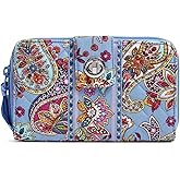 Cotton Turnlock Wallet With Rfid Protection