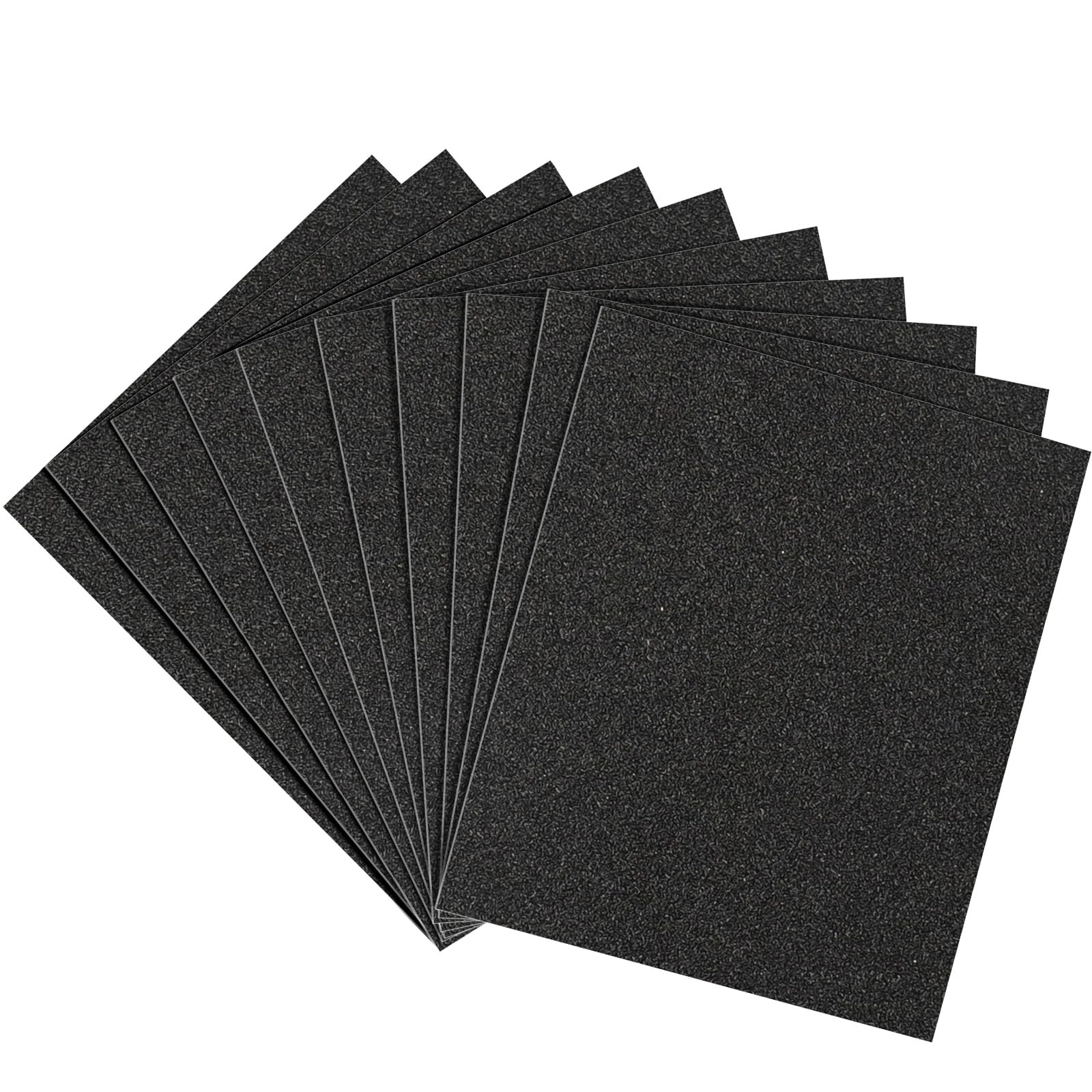 Photo 1 of Shineboc 60 Grit Sandpaper, 9 x 11 Inch Wet Dry Sand Paper Hand Abrasive Sanding Sheets for Wood Metal Automotive Sanding and Polishing, Coarse - 10 Sheets