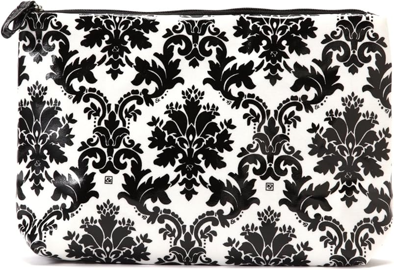 Amazon Co Jp アンドバイピンキーアンドダイアン By P D Choice ダマスクトラベルポーチ ブラック Fr 服 ファッション小物