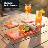 Hemway Fluorescent Peach Glitter Shaker Ultrafine 130g Craft Resin Epoxy view 5