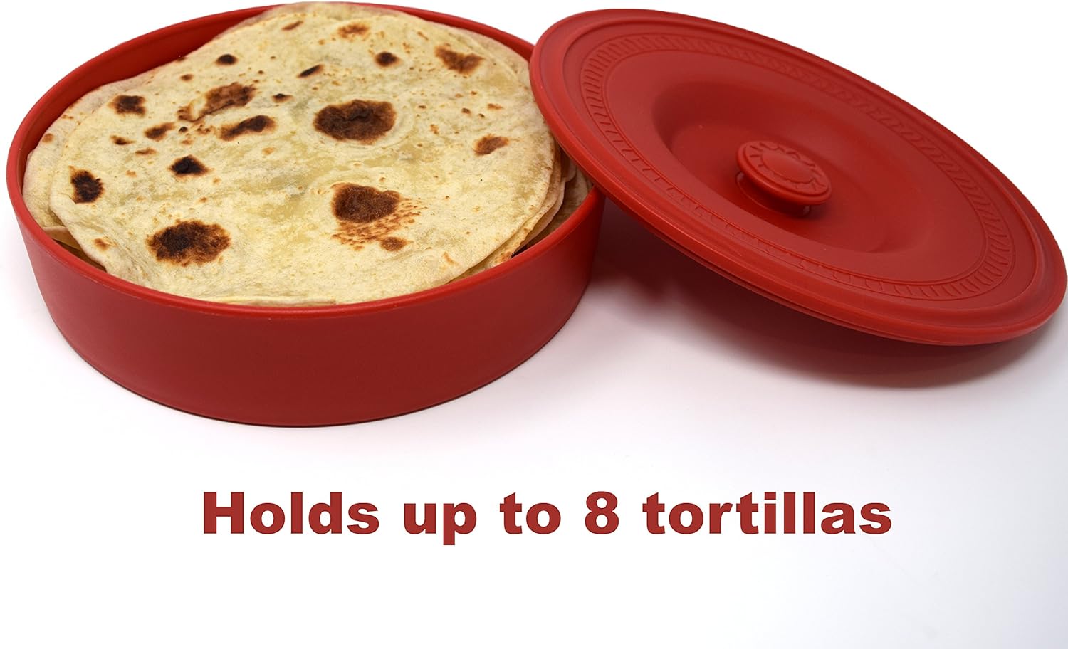 8 Inch Warmer/Tortilla Holder Green Fiesta Tortilla Warmers 3 Pack Red