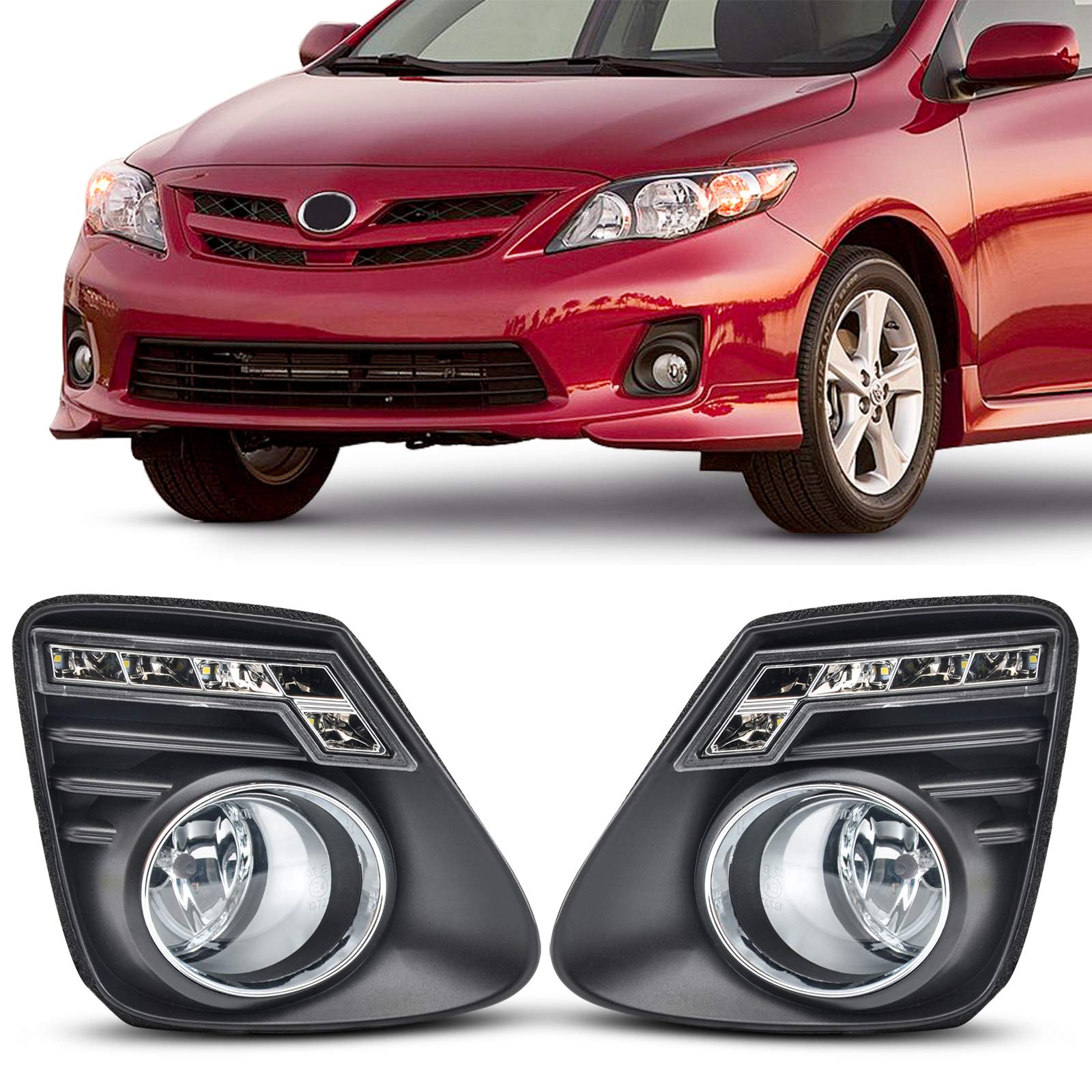 DLAA Fog Lights DRL Led & Halogen Bulbs for Toyota