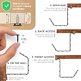 Scandinavian Hub Cable Tidy Set 2 Under Desk Wire Organiser Tray Max Airflow view 7