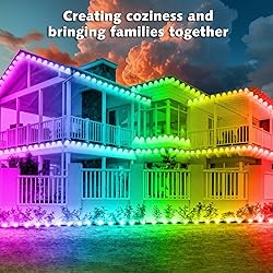 Permanent Outdoor RGB Lights,Waterproof Smart LED