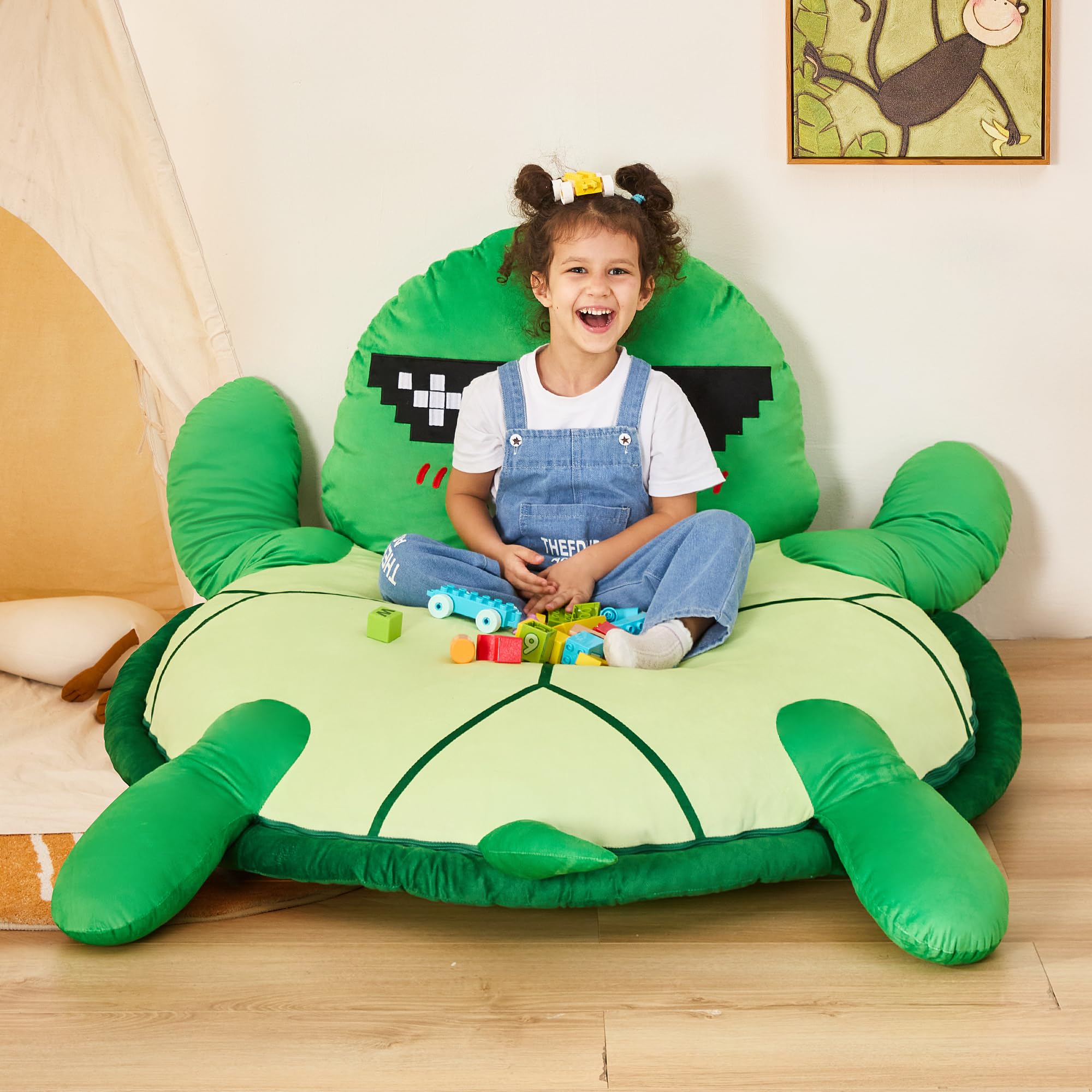 Hobestluk Bean Bag Chair Bean Bag Floor Cushion Animal Series Bean Bag ...