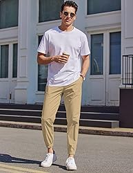 COOFANDY Men's Casual Joggers Pants - Cotton