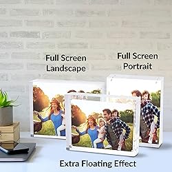 SimbaLux Magnetic Acrylic Picture Photo Frame 6x8