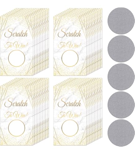 50 Black Gold Lips Blank Gift Certificate Scratch Off Cards Vouchers For Small Business Restaurant, Spa Beauty Makeup Hair Salon, Christmas Birthday Holiday, Wedding Bridal Baby Shower Favors Games
