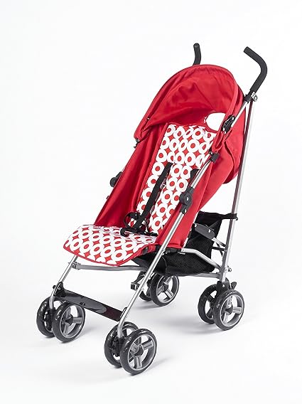 stroller with footmuff and raincover