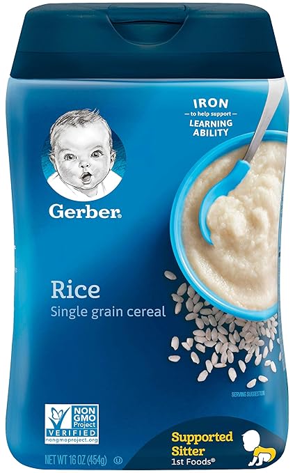 gerber rice cereal stage 1