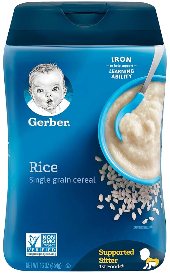 gerber baby food rice