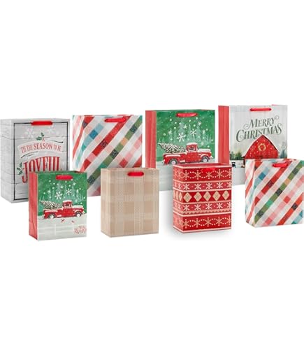 JOYIN 150 Sheets Tissue Paper Assortement Classic Christmas Design, Present Wrap Paper, Accessory For Gift Boxes, Gift Wrapping Bags And Wine Bottles - View #12