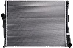 TRQ Radiator Assembly Compatible with 00 BMW 323Ci 99-00 323i 99 323is 01-06 325Ci 01-05 325i 325xi 328Ci 328i 328is 330Ci 330i 330xi 03-08 Z4 BM3010107 CU2636