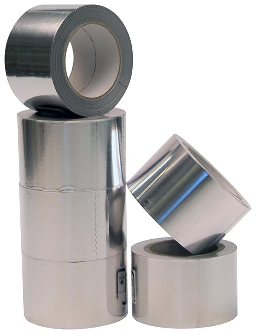 Aluminium Klebeband 100mmx50m 1 Rolle Profi-Qualität Isolierband Abdichtband Aluminium-Klebeband