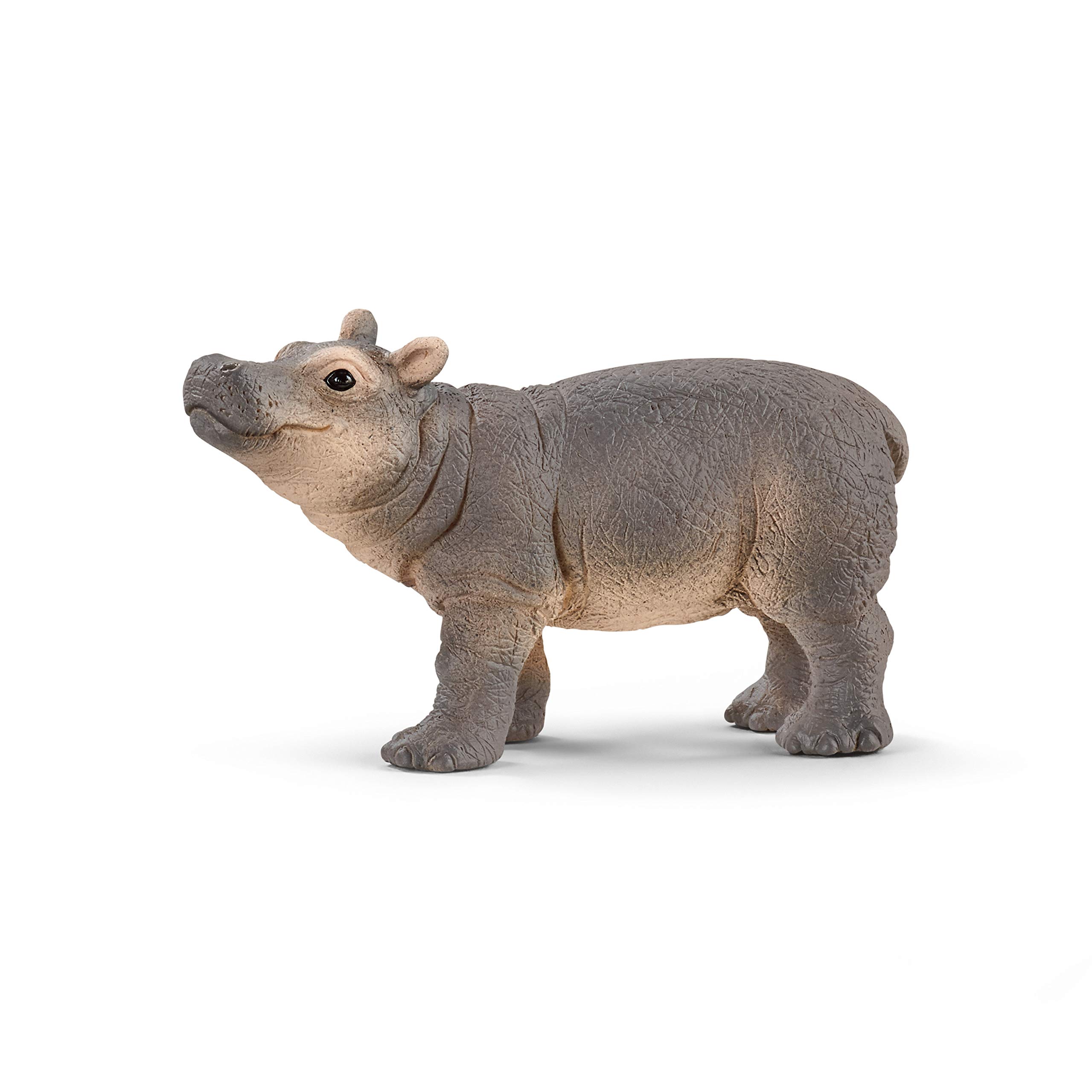 SCHLEICH 14831 Baby Hippopotamus Wild Life Toy Figurine for children aged 3-8 Years