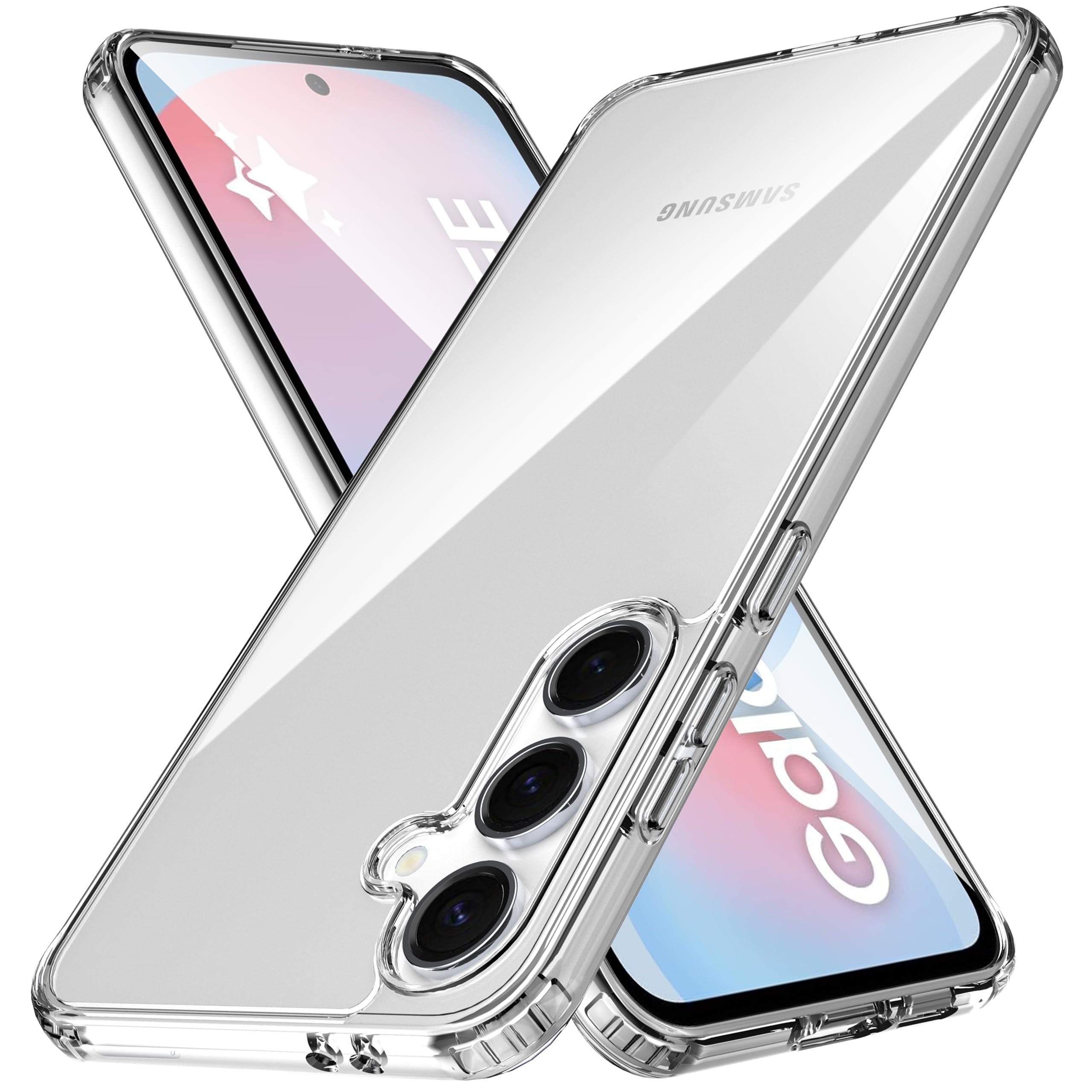 Anoowkoa Designed for Samsung Galaxy S24 FE AI TPU Case.Galaxy S24 FE AI Clear Phone Case[Military-Grade Shockproof] Ultra-Thin Drop-Proof and Ultra-Flexible.for S24 FE AI