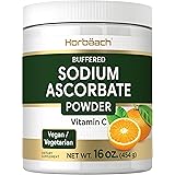 Sodium Ascorbate Vitamin C Powder | 16 oz | Buffered | Vegetarian, Non-GMO, Gluten Free | by Horbaach
