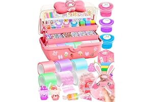 Jimcii Make Your Own Nano Tape Bubble Kit for Kids, Birthday Christmas Gifts for 4 5 6 7 8 9 10 11 12 Year Old Girls Girl Grandkids, Kids Toys for Girls 4-6 6-8 7-8 8-10 10-12