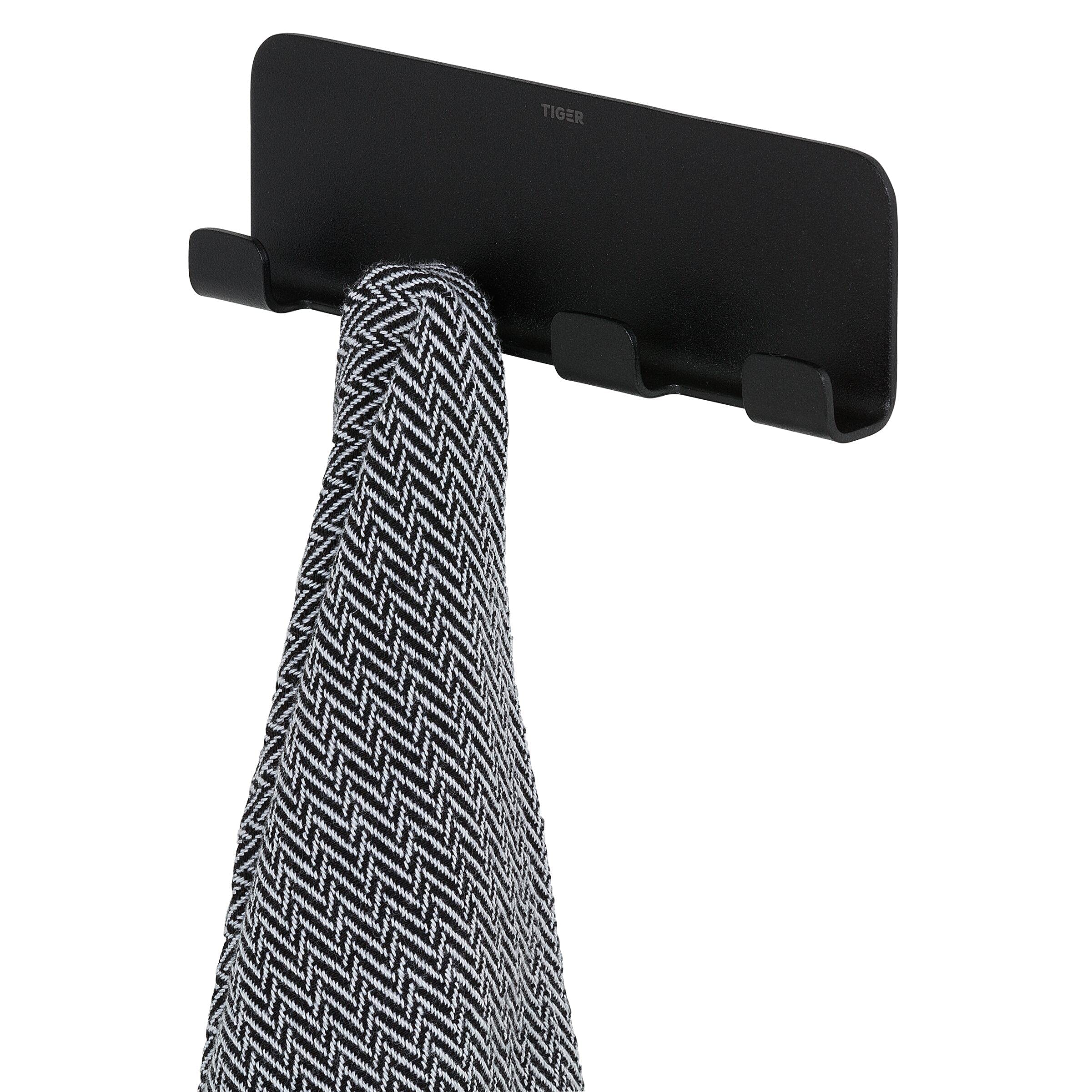 Tiger Colar Towel Hook Multi Black