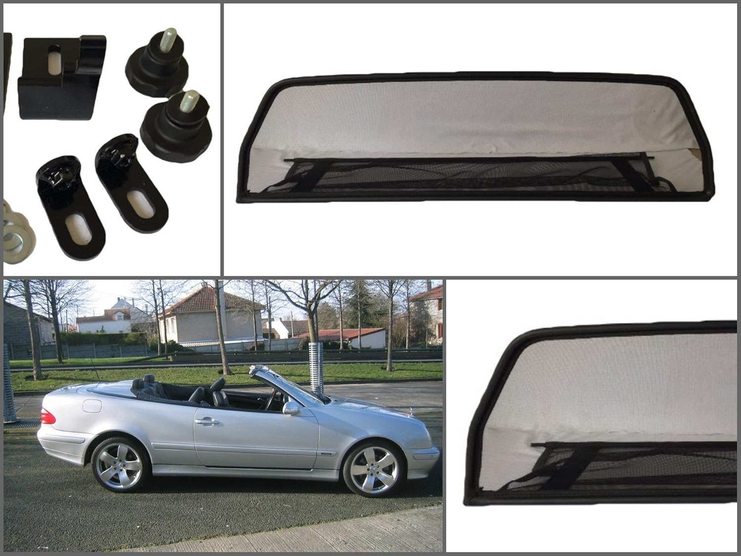 KR Wind DEFLECTOR Mercedes CLK W208 W 208 NEW WIND BLOCKER Amazon.co