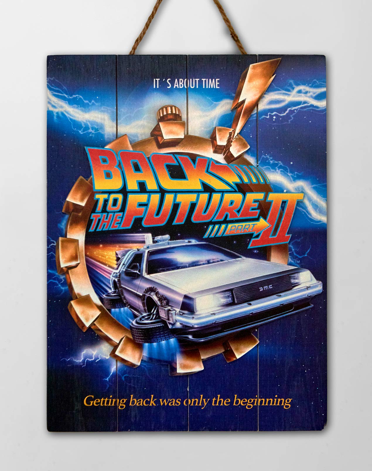 Doctor Collector Back To The Future II Woodarts 3D Print, Multicoloured
