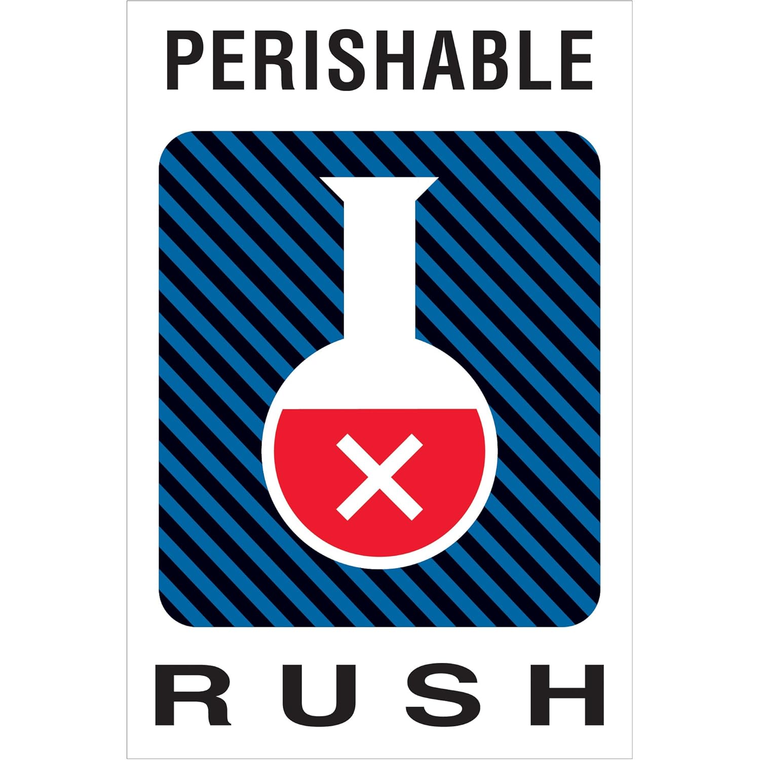Amazon.com: "Perishable Rush" Shipping Labels/Stickers, 4" x 6 ...