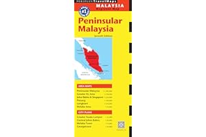 Peninsular Malaysia Travel Map Seventh Edition (Periplus Travel Maps)